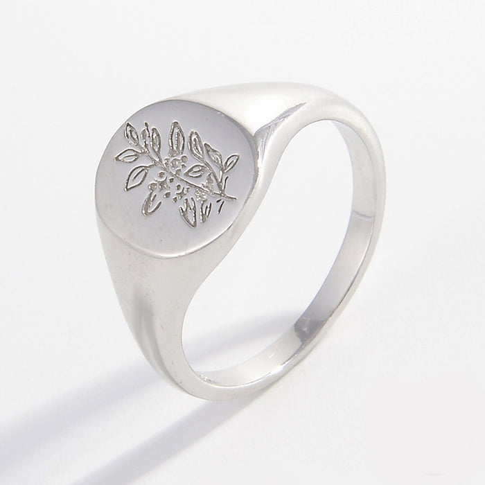 925 Sterling Silver Signet Ring