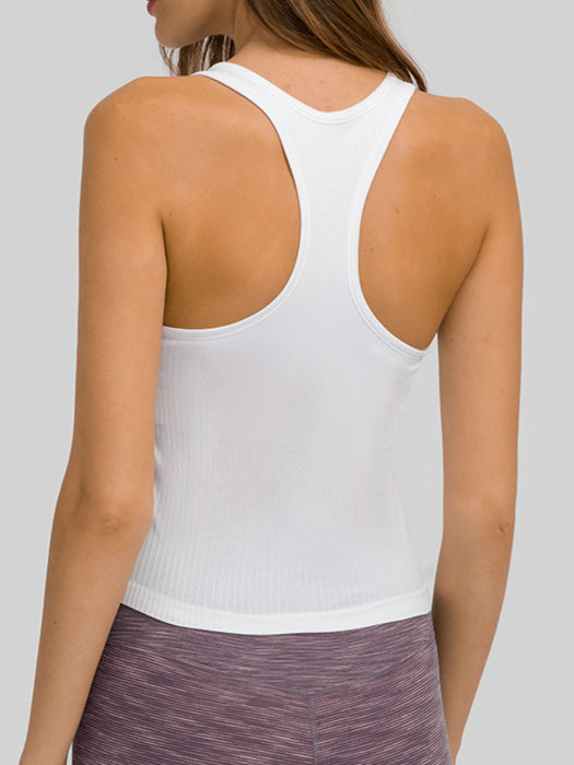 Millennia Round Neck Racerback Active Tank