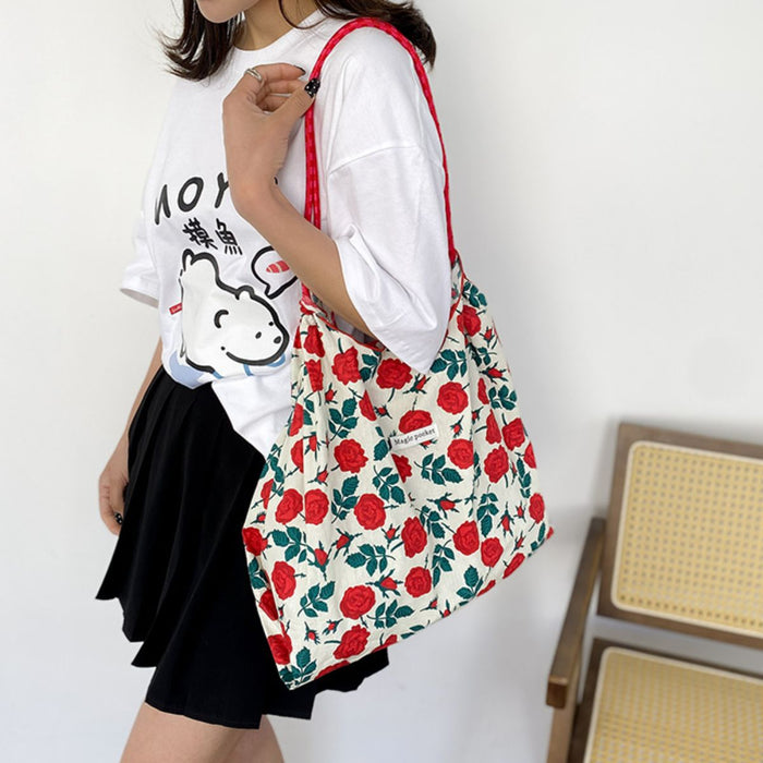 Printed Spaghetti Strap Shoulder Bag