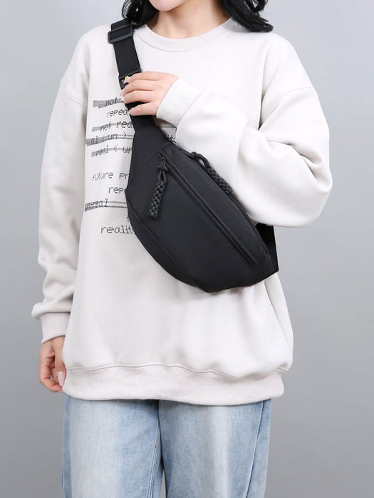 Oxford Cloth Adjustable Strap Sling Bag