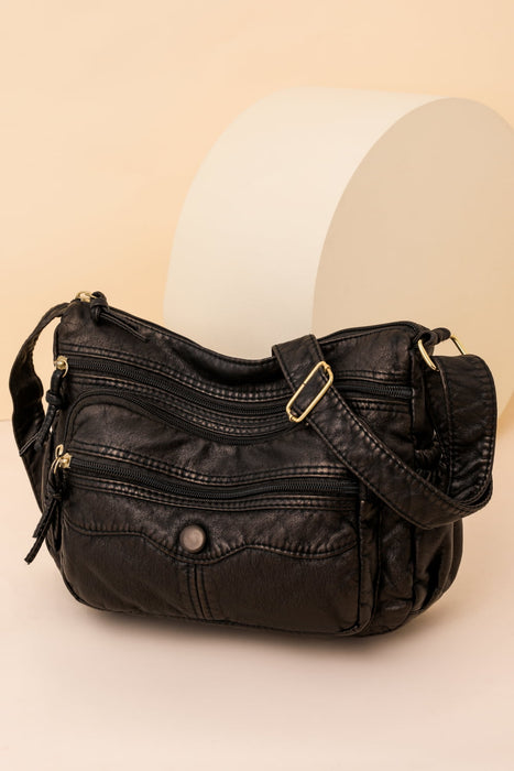 Adored PU Leather Crossbody Bag