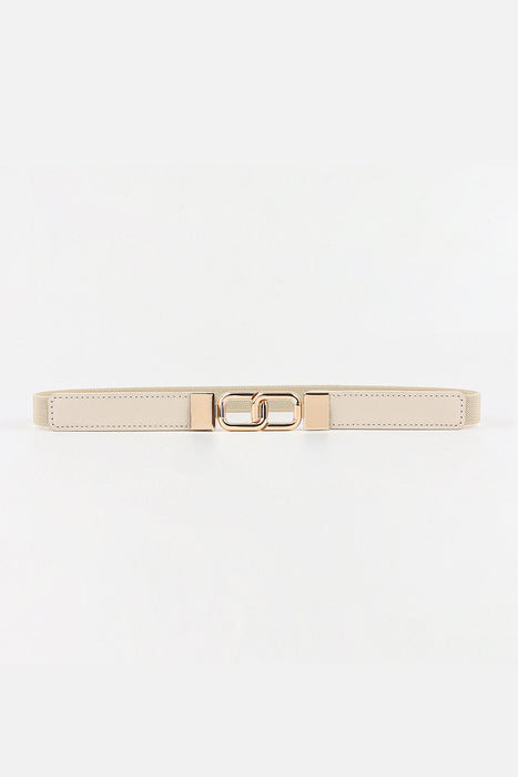 Geometric Double Buckle Elastic Belt