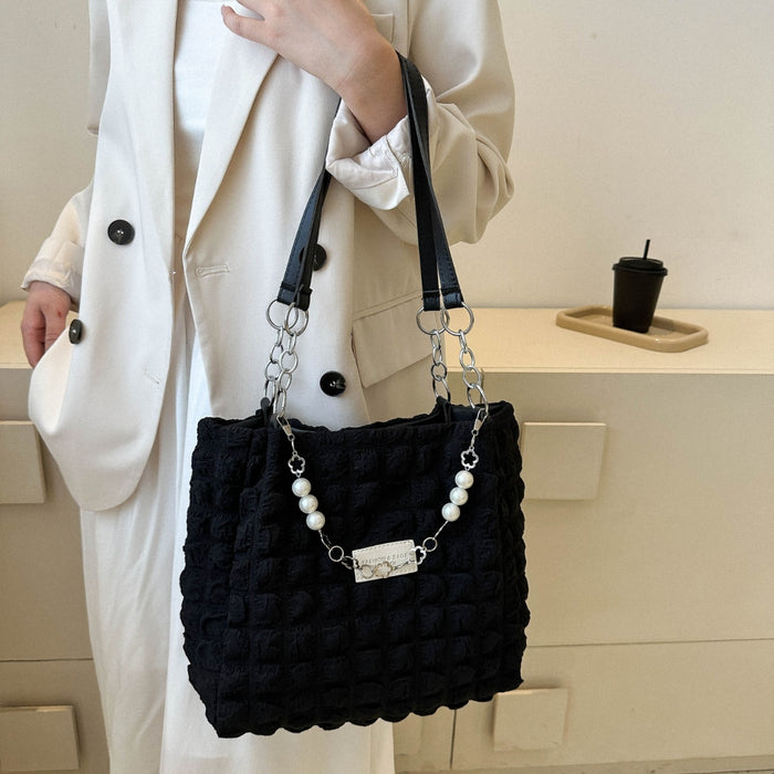 Cloud Puffy Polyester Tote Bag