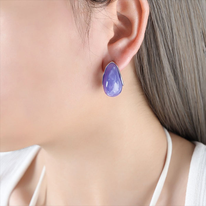 Resin Teardrop Earrings