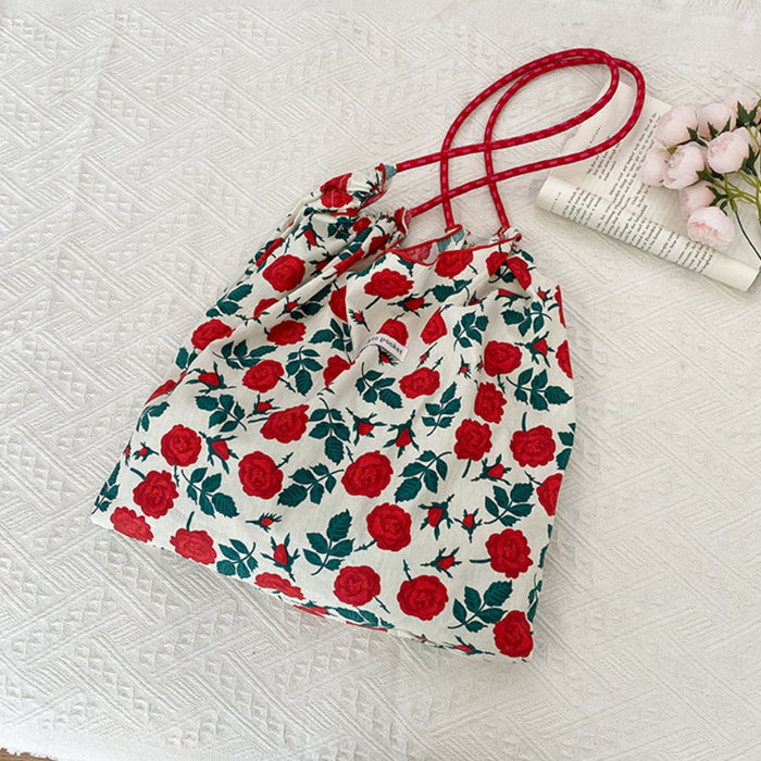 Printed Spaghetti Strap Shoulder Bag