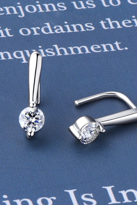 Moissanite 925 Sterling Silver Earrings