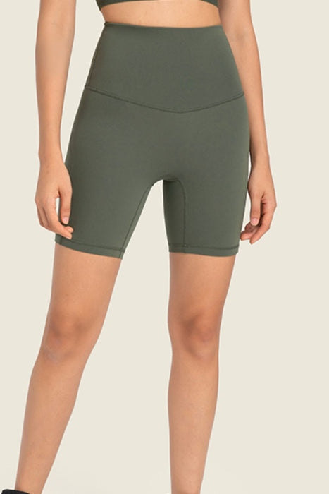 Millennia Seamless High-Rise Wide Waistband Biker Shorts