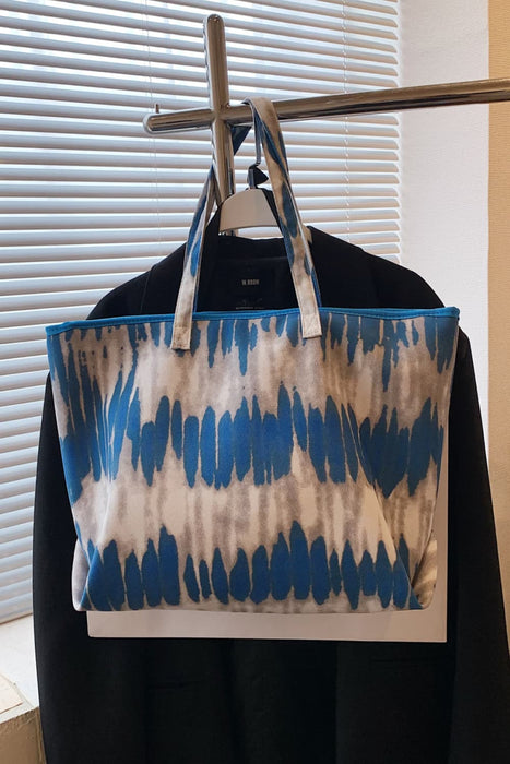 Printed PU Leather Tote Bag