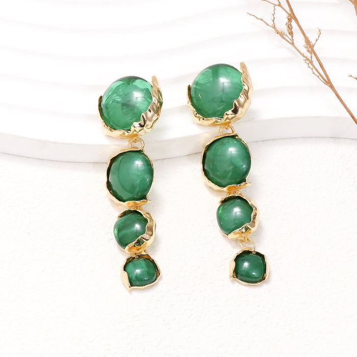 Alloy & Rhinestone Earrings