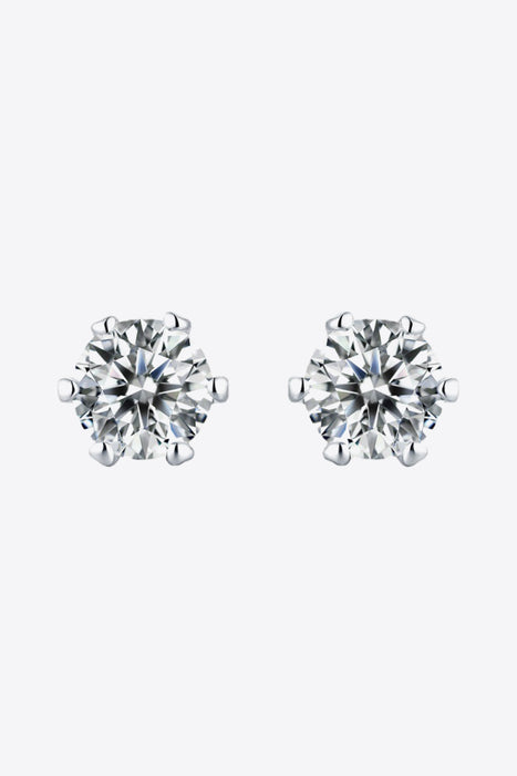 Good Days Ahead Moissanite Stud Earrings