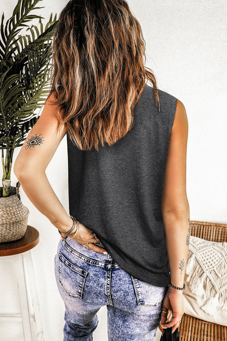 NASHVILLE Graphic Round Neck Tank