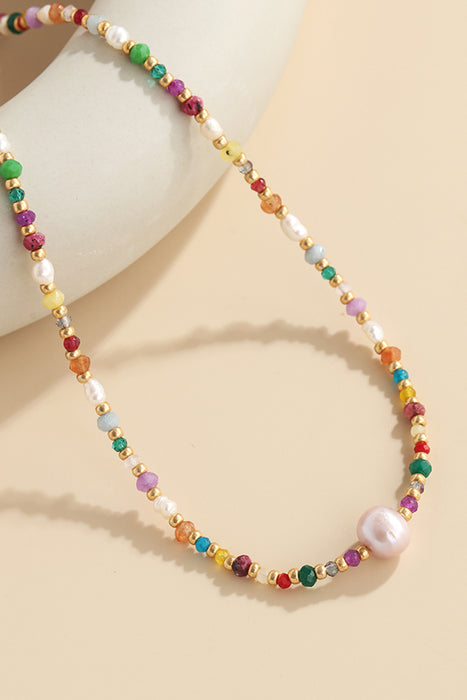 Multicolored Bead Necklace