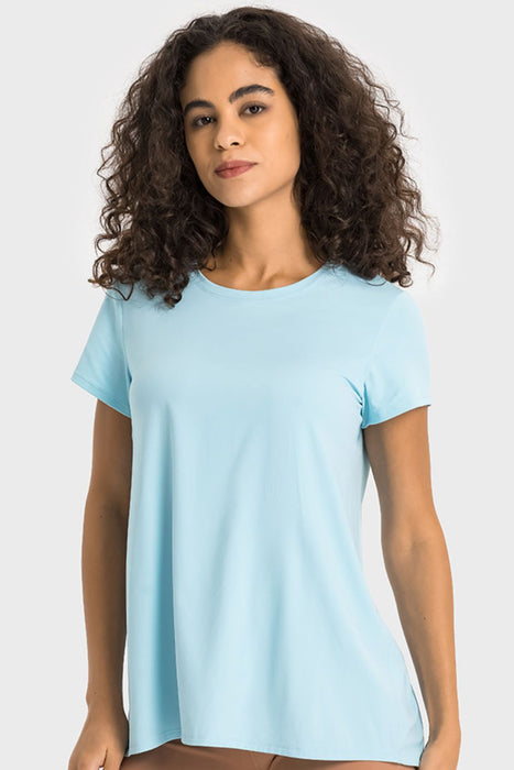 Millennia Tie Back Short Sleeve Sports Tee