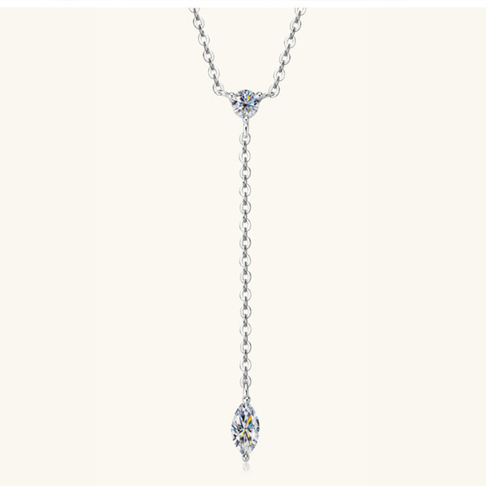 Moissanite 925 Sterling Silver Necklace