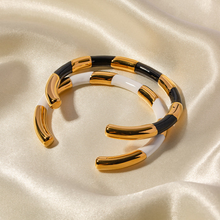 18K Gold-Plated Stainless Steel Bracelet