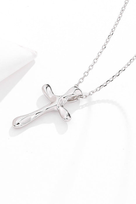 Cross Pendant 925 Sterling Silver Necklace