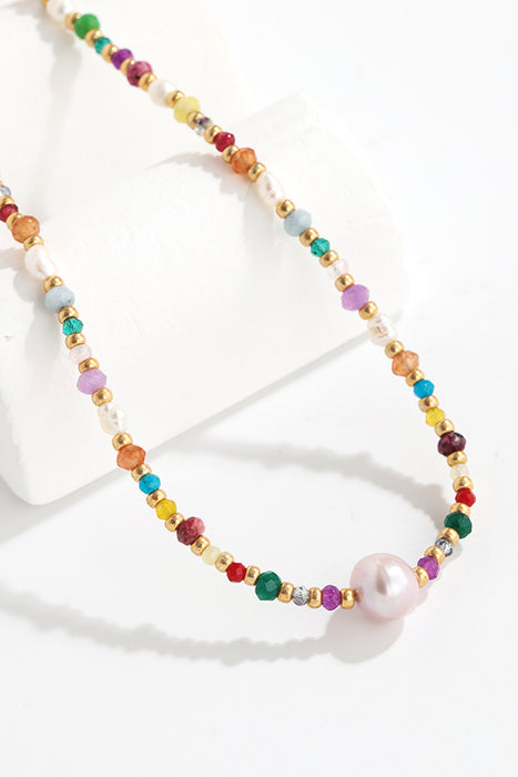 Multicolored Bead Necklace