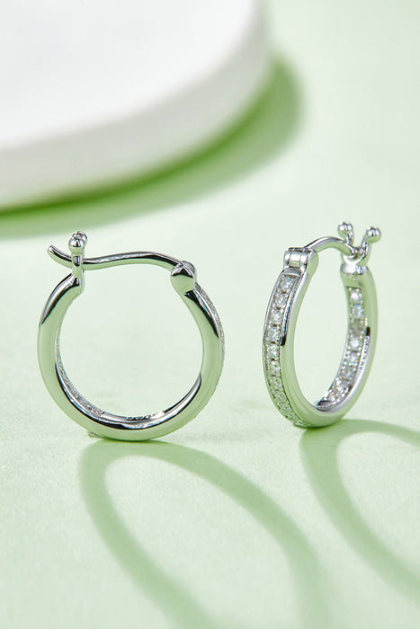 Adored Moissanite 925 Sterling Silver Earrings