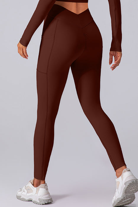 High Waist Active Leggings with Pockets