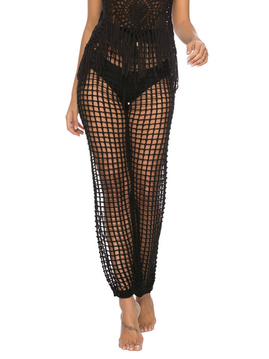 Cutout High Waist Swim Pants